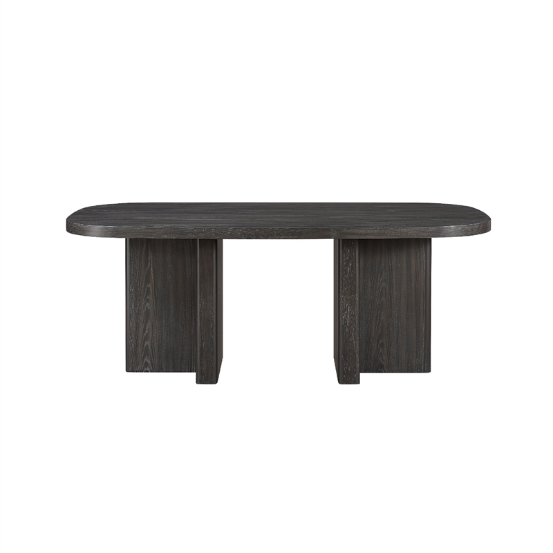 Pemberly Row 78-Inch Rectangular Dining Table in Ebony Black