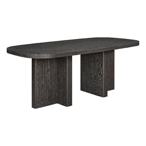 Pemberly Row 78-Inch Rectangular Dining Table in Ebony Black