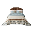 Pemberly Row 3 Pc Queen Bedspread & Pillow Sham Set in Bohemian Multicolor Print