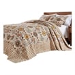 Pemberly Row 3Pc King Bedspread Set with 2 Shams in Floral Crest