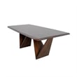 Pemberly Row 7 Pc Extendable Dining Table Set with 6 Chairs in Brown Rubberwood