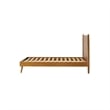 Pemberly Row King Size Bed with Slat Panel Headboard in Natural Acacia Wood