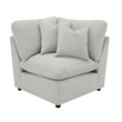 Pemberly Row 5Pc L-Shaped Modular Sectional Sofa with Power Reclining in Gray