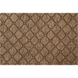 Pemberly Row Accent Chair with Crown Top and Geometric Print in Beige