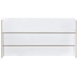 Pemberly Row Queen Platform Bed with 6 Storage Compartments & Headboard in White