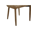 Pemberly Row Dining Chair Set of 4 in Beige Vegan Faux Leather with Metal Frame
