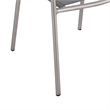 Pemberly Row 6 Piece Outdoor Dining Chair Set with Woven Rope in Slate Gray