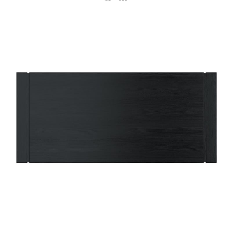 Pemberly Row 28 Inch Minimalist Computer Desk with Panel Legs in Wenge