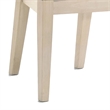 Pemberly Row Set of 2 Wood Accent Chairs with Padded Curved Back & Seats in Gray