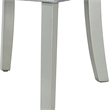 Pemberly Row 2Pc Wingback Dining Chairs with Crystal Tufting in Gray Flannelette