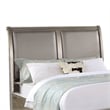 Pemberly Row Queen Storage Bed w/ Sleigh Headboard & 2 Drawers in Champagne Gold