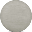 Pemberly Row 47 Inch Round Rubberwood Dining Table with Block Legs in Gray