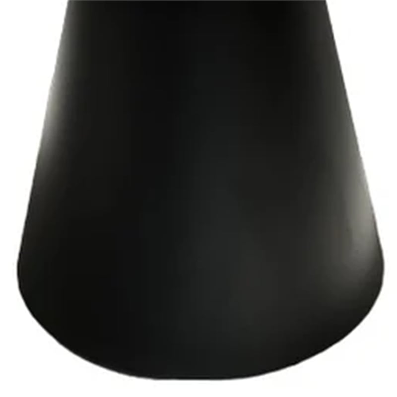 Pemberly Row 49 Inch Round Dining Table with Black Pedestal Base in Walnut