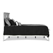Pemberly Row Queen Size Bed with Classic Panel Design & Molded Details in White