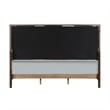 Pemberly Row Queen Bed w/ Gray Fabric Upholstery & Under Bed Clearance in White