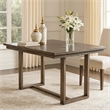 Pemberly Row Rectangular Counter Height Dining Table with Spacious Top in Gray