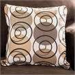 Pemberly Row 2 Pc Sofa and Loveseat Set with 5 Accent Pillows in Chocolate Brown