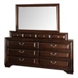 Pemberly Row 4Pc King Bedroom Set with Sleigh Headboard & USB Nightstand