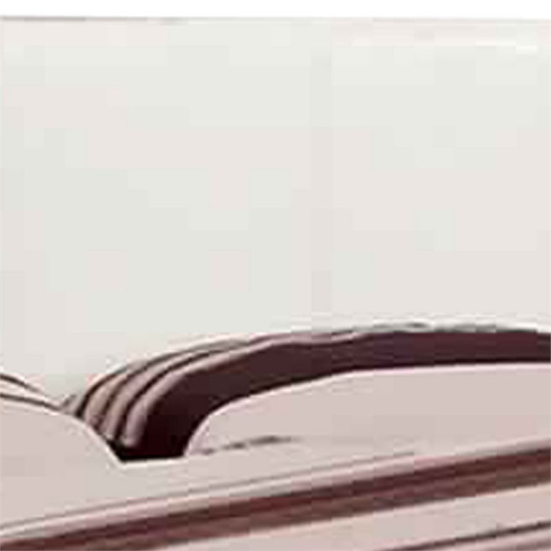 Pemberly Row Leatherette Platform Queen Bed with Tapered Block Feet in White