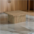 Pemberly Row 36 Inch Square Coffee Table with Block Base in Mango Brown
