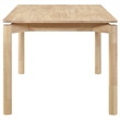 Pemberly Row 59 Inch Rectangular Dining Table with Sturdy Legs in White Washed