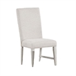 Pemberly Row Dining Side Chair Set of 2 Tapered Legs in Light Gray Poplar Wood
