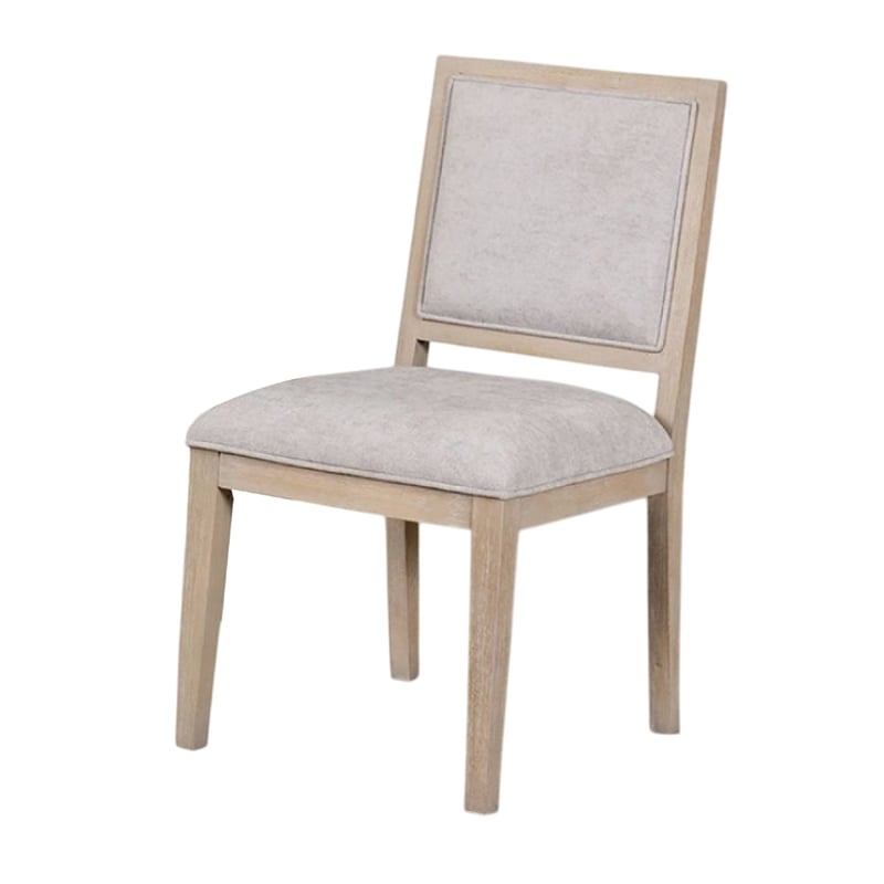 Pemberly Row Dining Side Chair Set of 2 Rustic Panel Design in Tawny Brown Wood