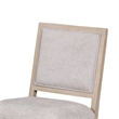 Pemberly Row Dining Side Chair Set of 2 Rustic Panel Design in Tawny Brown Wood