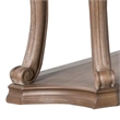 Pemberly Row 54 Inch Rustic Farmhouse Sofa Table in Weathered Oak Brown Wood