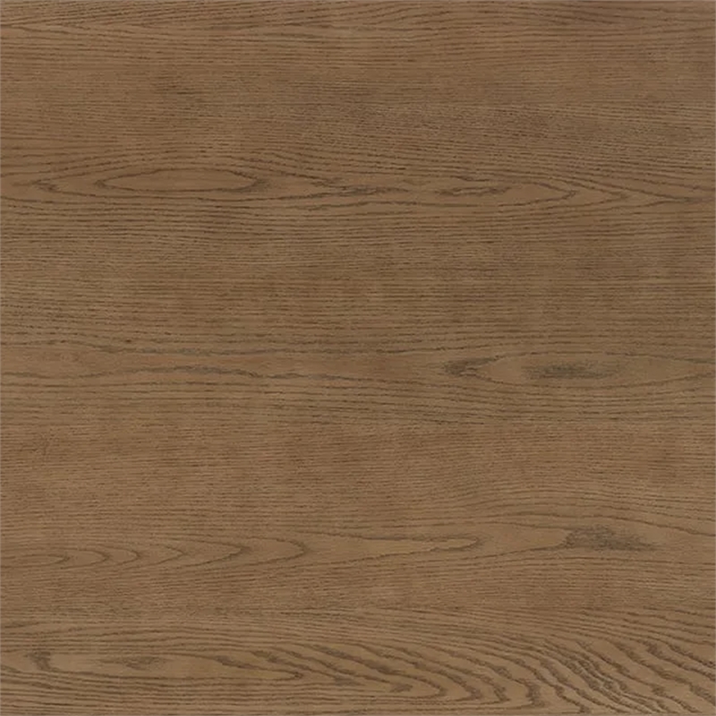 Pemberly Row 60 Inch Rectangular Dining Table Straight Legs in Walnut Wood