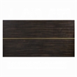 Pemberly Row 80 Inch Dining Table Wide Panel Legs Rectangular Top Black