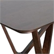 Pemberly Row 95 Inch Dining Table Rectangular in Walnut Brown Solid Rubberwood