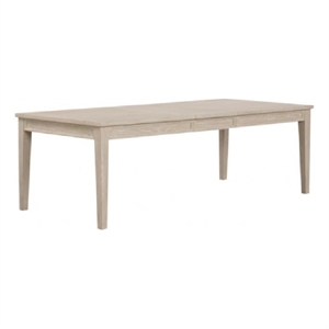 Pemberly Row 72 to 90 Inch Extendable Dining Table Farmhouse Light Oak Brown