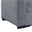 Pemberly Row 85 Inch Convertible Pull Out Sofa Bed Gray Corduroy