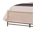 Pemberly Row Queen Bed with Panel Style Headboard Light Oak Brown Solid Wood