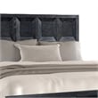 Pemberly Row Queen Bed Classic Recessed Panel Weathered Black Solid Wood