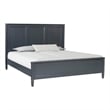 Pemberly Row King Size Bed Classic French Design Malta Blue Solid Wood Frame
