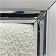 Pemberly Row Queen Size Bed 2 Storage Drawers LED White Boucle Upholstery