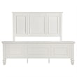 Pemberly Row King Bed Picture Frame Panel Headboard Farmhouse White Wood