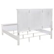 Pemberly Row King Bed Picture Frame Panel Headboard Farmhouse White Wood