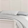 Pemberly Row Queen Size Bed Classic French Design White Solid Wood Frame