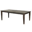 Pemberly Row 66 to 90 Inch Dining Table Rectangular Extendable Brown Solid Wood
