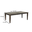 Pemberly Row 66 to 90 Inch Dining Table Rectangular Extendable Brown Solid Wood