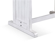 Pemberly Row Dining Table 60 Inch Rectangular Plank Top in Off White Wood