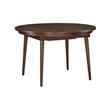 Pemberly Row Dining Table with Butterfly Leaf 48 to 65 Inch Round Maple Brown
