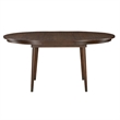 Pemberly Row Dining Table with Butterfly Leaf 48 to 65 Inch Round Maple Brown