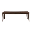 Pemberly Row Dining Table with Extension Leaf Cherry Birch Wood 78 to 96 Inch