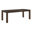 Pemberly Row Dining Table Straight Legs Rectangular in Brown Acacia 79 Inch