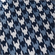 Pemberly Row Accent Club Chair Throw Pillow in Gray Blue Houndstooth Polyester