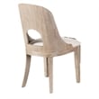 Pemberly Row 5 Piece Round Dining Table Set Polyester Chairs in White Solid Wood